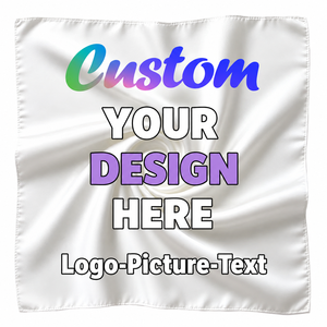 Pañuelo Cuadrado de Seda de Morera 100% Personalizado, Cualquier Tamaño, Impresión Personalizada, Pañuelo de Seda de Lujo al por Mayor - Product Image 1