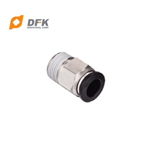 Conector Neumático de Tubo PU DFK EPC 12 con Roscas PT1/4, PT3/8, PT1/2 y Resistencia a la Presión de 1.1Mpa - Product Image 1