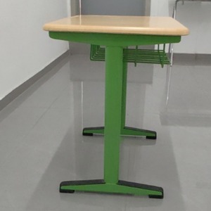 Modern Student Desk Caramel Color 67.5x49x65cm With <b>Wire</b> <b>Basket</b> School Furniture Durable Design - Product Image 3