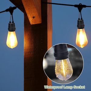 E26/E27 hoàn toàn kín không ướt ổ cắm ánh sáng 103 da dày bì<span class=keywords><strong>a</strong></span> với dây đèn đầu - Product Image 3