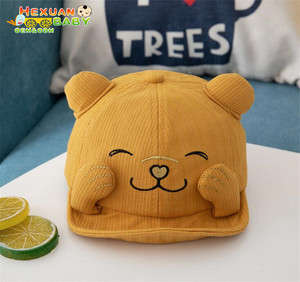 Bambine cappelli del cotone di autunno Berretto Da Baseball del cappello del ragazzo del bambino del bambino della ragazza bella super cute autunno - Product Image 5