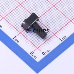 TS-KG02S-BB105F Tactile Switch SMD,6x6mm Switch Single Pole Single Throw Round Button 2.5N Vertical Mount - Product Image 1