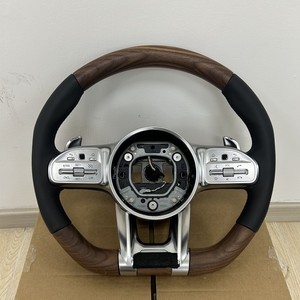 Volante de madera personalizado y ensamblado a medida para <span class=keywords><strong>Mercedes</strong></span> Benz GLC 43 <span class=keywords><strong>GLS</strong></span> <span class=keywords><strong>600</strong></span> GLE 43 GLE53 GLE 63 - Product Image 6