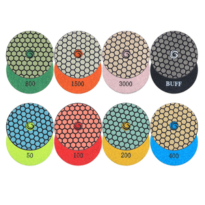 Raizi tổ ong 4 inch/100mm 5 inch/125mm 7 inch/180mm khô bê tông gạch kim cương đánh bóng <span class=keywords><strong>Pads</strong></span> - Product Image 2