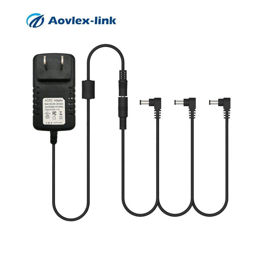 Мощность plug 1 до 3 способ DC кабель 5,5x2,5 мм разъем гитары кабель Дейзи цепи Мощность конвертер