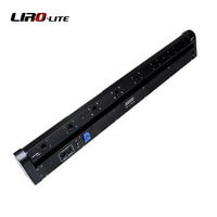 Barre lumineuse laser mobile LIRO 8 yeux, lumière laser rouge professionnelle pour DJ, spectacle sur scène, événements et fêtes