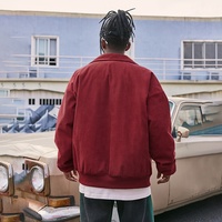 INFLATION velours côtelé Baseball Varsity hommes vestes d'hiver Chaquetas Para Hombre Bomber hommes vêtements vestes