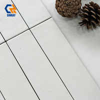 Azulejos de Porcelana Zellige Marroquíes Modernos Hechos a Mano de 60x240mm, 8mm de Grosor, Pulidos, Personalizados para Revestimiento de Cocina, Baño y Paredes