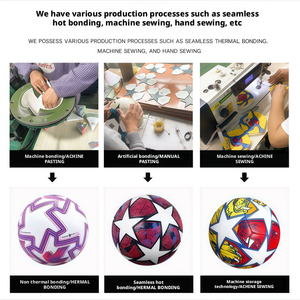 官方尺寸 4 号职业联赛训练足球 进口 PU 皮革 耐用轻便 球员礼物 带徽标 - Product Image 5