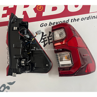 Feux arrière LED rouges de haute qualité pour Hilux, feux arrière modifiés pour pick-up, kit carrosserie Hilux, mise à niveau Hilux, montage par vis, 2016-2021