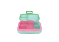 Japanische Bento-Box im Tiffin-Stil aus ABS-PP-Kunststoff für Kinder, Schulessenbox mit 3+ Fächern, auslaufsicher, BPA-frei, lebensmittelecht