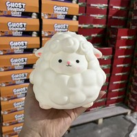 Vente en gros de jouets squishy animaux mignons, doux, géants, à remontée lente, anti-stress, en TPR, mouton réaliste, boîte mystère promotionnelle