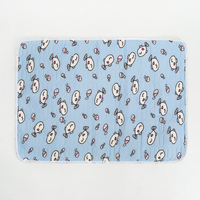 Couverture auto-rafraîchissante lavable pour chien avec impression de motif pour sièges de voiture intérieurs et extérieurs