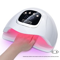 Lampe à ongles ZHIJIA, nouveau modèle Sunx15max, 66 UV/LED, source de lumière rouge, 280W, lampe de séchage des ongles en plastique ABS, vente en gros