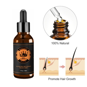 OEM olio di balsamo per barba vegano biologico per i baffi a crescita rapida da uomo che non Styling olio di Argan senza Logo per la cura dei negozi di barbiere - Product Image 2
