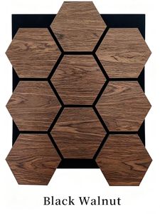 แผ่นอะคูสติกไม้กันน้ำขั้นสูง แผ่นดูดซับเสียงทันสมัยขายดีที่สุดสำหรับห้องนั่งเล่น ห้องนอน โรงแรม - Product Image 3