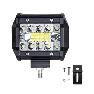 60W 4INCH 20LED Wasserdichtes Arbeits licht LED-Licht leisten Spot Flood Beam für Arbeiten Fahren Offroad Boot Auto Traktor LKW 12V 24V