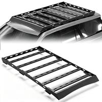 Panier de toit ouvert robuste pour Jeep Wrangler JL 4 portes 4x4, idéal pour le transport de matériel tout-terrain et d'overlanding
