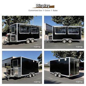 Remorque alimentaire commerciale personnalisée JINLIJING, cuisine entièrement équipée, bar mobile, camion de restauration rapide, hot-dogs, barbecue, à vendre - Product Image 3
