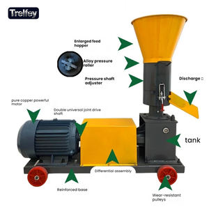 Molino <span class=keywords><strong>y</strong></span> Peletizadora de Alimentos para Animales de Granja de Uso Pesado, Doble Función - Product Image 4