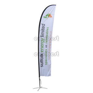 Pancarta voladora en forma de lágrima, asta de bandera de playa y pancartas, publicidad personalizada, sistema de asta de pluma, asta de bandera de barco - Product Image 4