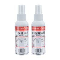 Bon prix 100ml non toxique effaçable à sec nettoyant liquide tableau blanc gommes pour un nettoyage liquide efficace