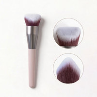 Pinceau de Maquillage Fond de Teint Marque Blanche Végan Doux pour Fond de Teint Liquide Outil Cosmétique Professionnel