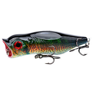 Sel chaud nouveau 9cm 16g leurre de pêche Popper carpe pêche à la traîne leurre eau salée longue coulée Wobblers appâts de pêche UV Popper - Product Image 5