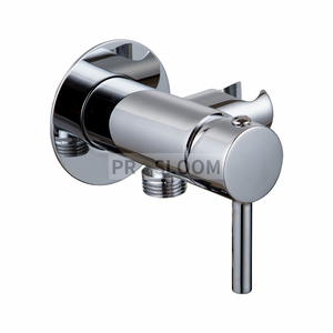 Robinet d'<span class=keywords><strong>eau</strong></span> chaude et <span class=keywords><strong>froide</strong></span> en laiton 1/2 accessoires de douche de salle de bain <span class=keywords><strong>support</strong></span> de <span class=keywords><strong>support</strong></span> de bidet de toilette vanne d'angle d'<span class=keywords><strong>eau</strong></span> de mélange - Product Image 1