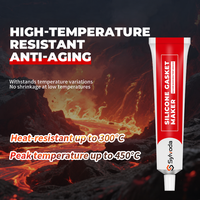 Mastic d'étanchéité silicone haute température résistant à l'huile pour moteurs, boîtes de vitesses, carter d'huile, couvercles de soupapes et brides