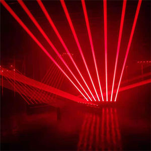 Luz Móvil de Cabeza con 8 Láseres Rojos y 8 Barras de LED para Discotecas, Bodas, KTV, Fiestas, Clubes Nocturnos y Conciertos - Product Image 5