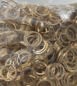 Anelli <span class=keywords><strong>Portachiavi</strong></span> Piatti in Metallo Nero <span class=keywords><strong>da</strong></span> 15mm a 35mm - Product Image 3