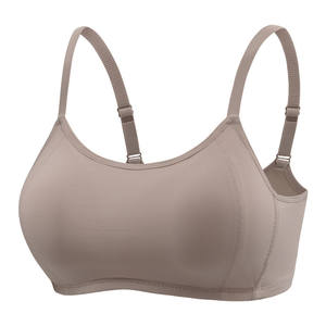 Estate <span class=keywords><strong>donna</strong></span> sottile Anti-esposizione biancheria intima tubo <span class=keywords><strong>di</strong></span> tipo piccolo Push-Up lato <span class=keywords><strong>seno</strong></span> senza cerchi reggiseno modello solido coppa regolabile - Product Image 5