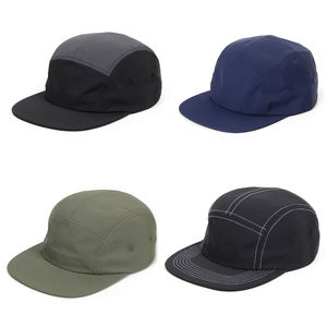 Nuevo LOGOTIPO personalizado al aire libre sólido liso campamento <span class=keywords><strong>Camper</strong></span> en blanco corriendo gorra de 5 paneles sombrero de secado rápido gorras deportivas de nailon - Product Image 1