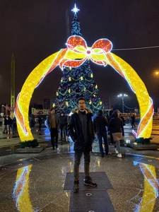 Luz LED de arco impermeable IP65 para uso en interiores y exteriores, para decoraciones navideñas e iluminación de fiestas en jardines. - Product Image 1