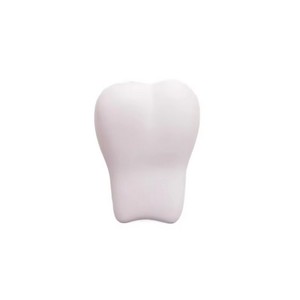 Balle anti-stress unisexe portable en mousse PU souple en forme de dent, avec logo personnalisé imprimé par impression numérique - Product Image 1
