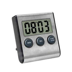 Count Up Down Magnetic Timer Clock with Alarm Fast Setting for Cooking Digital Countdown Kitchen Timer