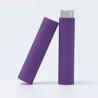Botol Semprot Aluminium Bulat Tipis Warna-warni JZC 8ml 10ml, Botol Parfum Mini Isi Ulang untuk Perjalanan Wanita