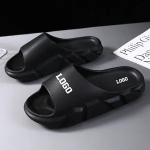 Moda tasarımcısı yaz plaj rahat kalın tabanlar özel erkek kadın spor EVA slaytlar sandalet terlik özel Logo 2025 - Product Image 6