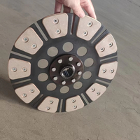 Ensemble de disque d'embrayage monostade de 310 mm de diamètre avec cannelures d'entrée 10/12/15/18 pour tracteurs agricoles Foton Lovol