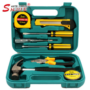SNJUE – boîte à outils pour la maison, 9 pièces, marteau, ensemble d'outils pratiques, <span class=keywords><strong>outil</strong></span> combiné, 8009B - Product Image 2