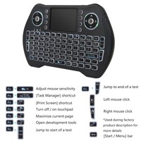 Keyboard Mini Nirkabel MT10 2.4G Desain Lucu Laris Manis Remote Kontrol untuk TV Box/Proyektor Lampu Latar