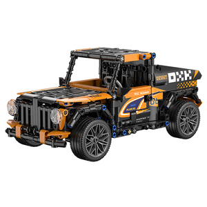 บล็อกตัวต่อ <span class=keywords><strong>BigWheel</strong></span> รุ่นปรับแต่งได้ 732 ชิ้น ขนาด 1:14 ของเล่นเสริมพัฒนาการ วัสดุ ABS แปลงร่าง 2in1 รถแข่ง F1 (แบบดึงหลัง) ยานพาหนะ - Product Image 4