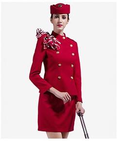 Uniforme de <span class=keywords><strong>Azafata</strong></span> de Aerolínea, Estilo Nuevo, Personalizable, para Mujer - Product Image 3