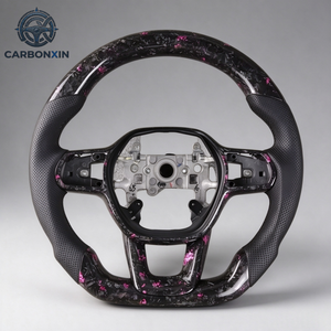 Volante Deportivo Personalizado de Cuero Forjado y Fibra de Carbono para Honda Civic 11 FL1 2022 2026 Accord 11.ª Generación CRV Fit - Product Image 3