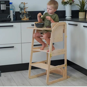 Taburete de aprendizaje Torre Taburete de aprendizaje Silla alta Muebles Montessori - Product Image 1