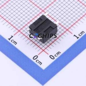 YTS-D003-2D Tactile Switch SMD-4P,6x6mm Switch Single Pole Single Throw Round Button 1.6N Vertical Mount - Product Image 2