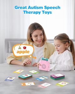 Tarjetas de Memoria Interactivas Bilingües en Español e Inglés para Niños Mayores de 2 Años, Herramientas de Terapia del Habla, 512 Palabras, Montessori - Product Image 4