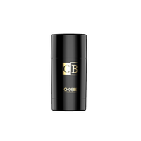 Choebe 50ml 75ml Contenant vide en plastique PP noir pour déodorant en stick, emballage cosmétique pour stick anti-transpirant à poussoir