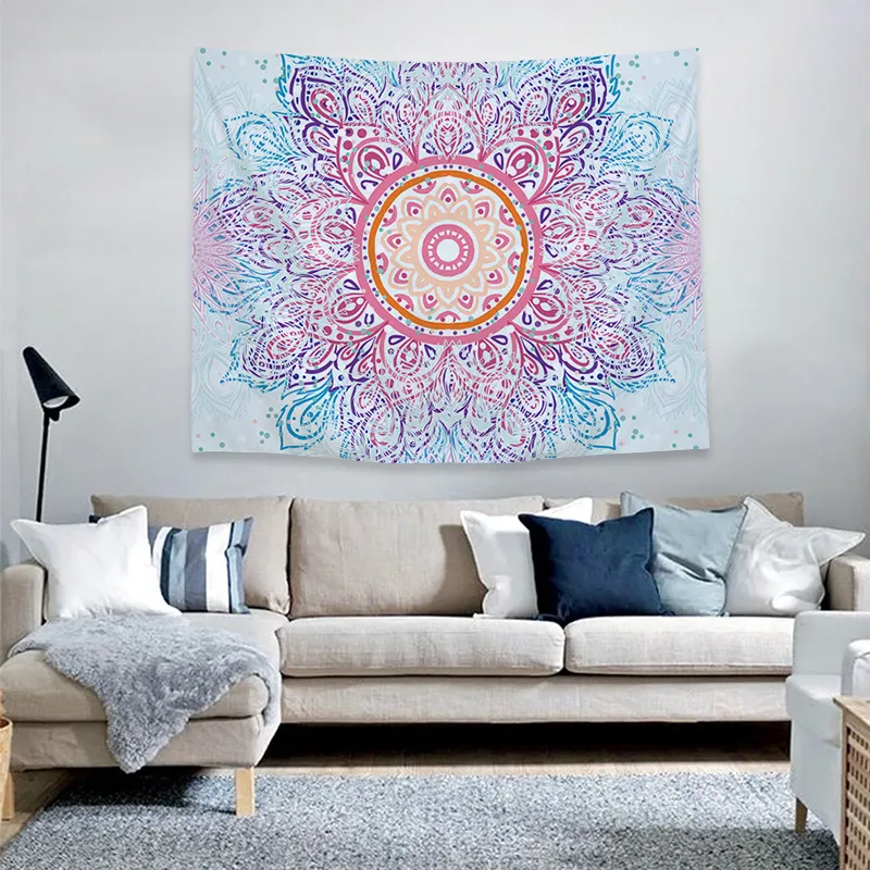 130*150 CM hint duvar asılı goblen Boho uyku halı Yoga Mat Mandala goblen